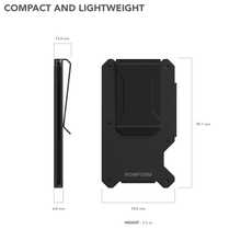 Cargar imagen en el visor de la galería, Cartera magnética de aluminio con bloqueo RFID
