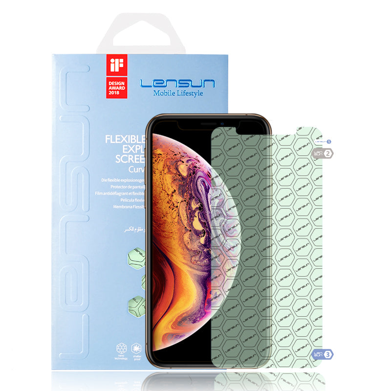 Mica Lensun 2.0 Auto-regenerable para iPhone XS Max