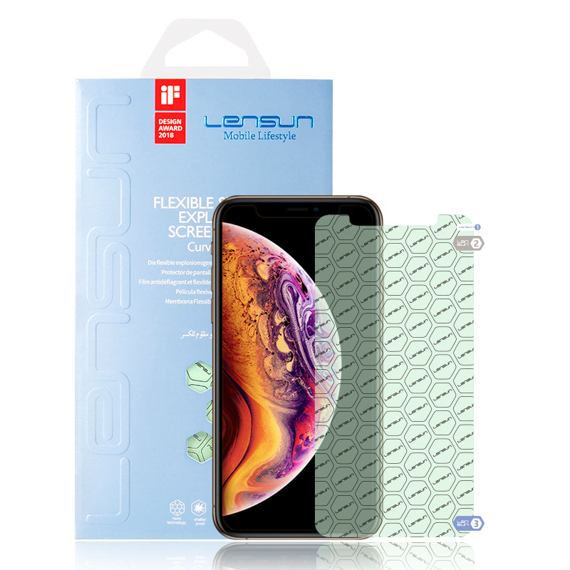 Mica Lensun 2.0 Auto-regenerable para iPhone XS